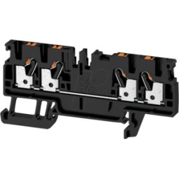 WEIDMÜLLER A4C 2.5 BK - Borne de paso Klippon® Connect, serie a negro