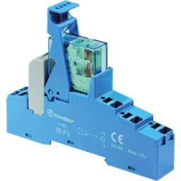 FINDER FIN 48.P6.7 12V - Relé de acoplamiento push-in, 1 CO, 16 a, 12 V CC sensitivo
