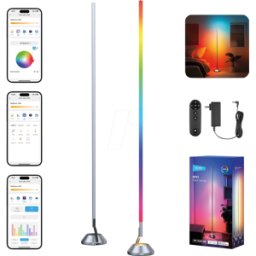 NEEWER NEEW NF01 - Luz inteligente, lámpara de pie, 1500 lm, RGBIW