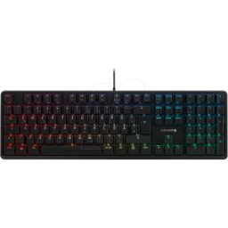 CHERRY G80-3838LWBDE-2 - Teclado para juegos, USB, RGB, MX SILENT RED, negro, ES