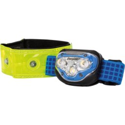 ENERGIZER EN SPORTPACK - Linterna frontal LED + pulsera, 100 lm, azul, 3x AAA (Micro)