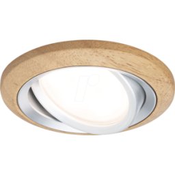 PAULMANN PLM 92239 - Luminaria de encastre Lanati, 3x 6 W, 3x 470lm, 2700 K, 30°, red