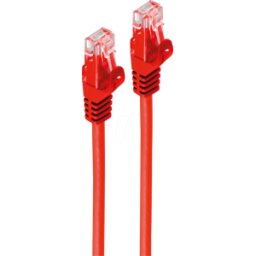 SHIVERPEAKS SHVP BS08-35094 - Cable de conexión de 20m - Cat.7 cable crudo rojo