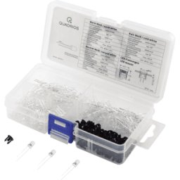 QUADRIOS QUAD 1801O013 - Juego de LED - LED de 3 mm y zócalos 170 piezas