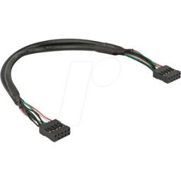 DELOCK 82029 - Cable USB 2.0, 2,54 mm 10 clavijas, conector hembra, 0,25 m