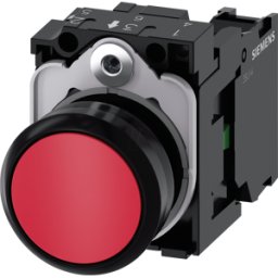 SIEMENS ACT00 0AB20-1BA0 - Pulsador, 1 no, rojo, redondo