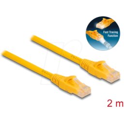 DELOCK 80102 - Cable RJ45 Cat.6A U/UTP de Seguimiento Rápido de 2 m
