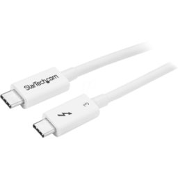 STARTECH.COM ST TBLT34MM50CW - Cable Thunderbolt 3, USB Type-C, 40 Gbps 0,5 m..