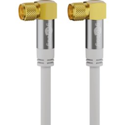GOOBAY 70485 - Cable de conexión de antena (F) (tipo 135 dB) 4x apantall