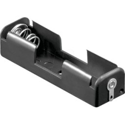 FREI HALTER 1XUM3-LF - Soporte de batería para 1 pila Mignon (AA), pestañ