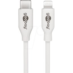 GOOBAY 39446 - Cable de carga y sincronización, USB-C™ ->Lightning