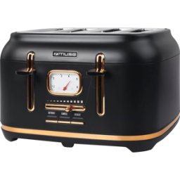 MUSE MS-131 BC - MUSE inoxidable tostador negro MS-131 BC