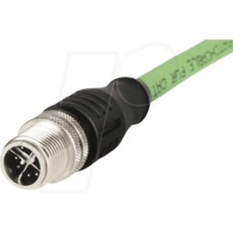 METZ CONNECT M12 ASL801 - Cable de conexión M12, 8 polos, 1m