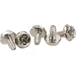INLINE INL 77782 - Juego de tornillos para chapas de ranura, 50 piezas