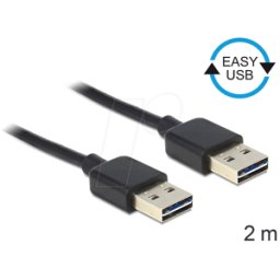 DELOCK 85556 - Cable EASY USB 2.0 macho > macho