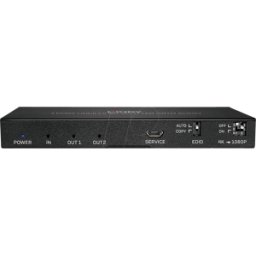 LINDY 38230 - HDMI Splitter, 2 puertos, 4K 60 Hz, con audio