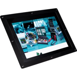 JOY-IT LCD10-3 - Monitor táctil de 25,4 cm, negro, integrado