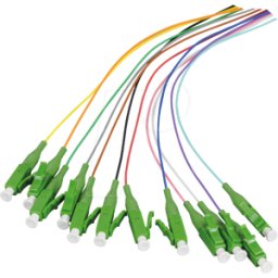 EFB-ELEKTRONIK FTTHPIGTAILLCA12 - Fibra pigtail LC/APC, 12 pigtails, 9/125 micras G657a2, 2m