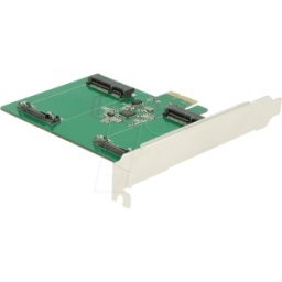 DELOCK 89479 - Tarjeta PCIe > 2x mSATA