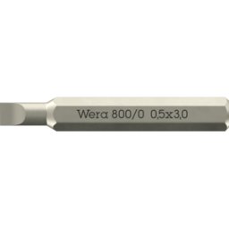 WERA 05058105001 - Micro bit ranurado 0.50x3.0x30