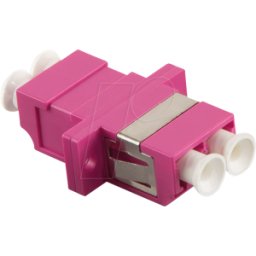 LOGILINK FA02LC8 - Acoplamiento de fibra óptica, LC/LC, 12 piezas, con brida