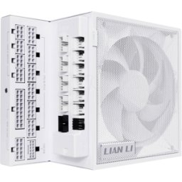 LIAN EG1200GW - Fuente de alimentación Lian Li EDGE GOLD 1200, blanco, incl. Hub