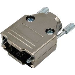 MH CONNECTORS MHDTPK25-K - Tapa D-sub, 25 polos, recta, plateada