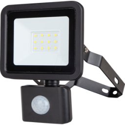 REV RITTER REV 2707614030 - Proyector LED, 10 W, 800 lm, 6500 K, IP44, Sensor antracita