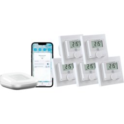 HOMEMATIC IP HMIP HAP2-BWTH5 - Set de iniciación inteligente calefacción por suel
