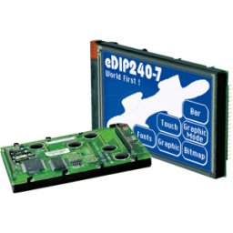 DISPLAY VISIONS LCD EDIP240B7TP - Pantalla táctil LCD inteligente, 240 x 128 píxeles