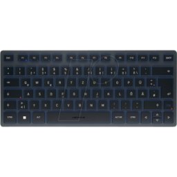 CHERRY JK-7100DE-22 - Teclado, Bluetooth, azul, compacto, DE