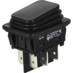 MARQUARDT MAR 1934.3112 - Rocker switch ON - ON, 2 pines, negro