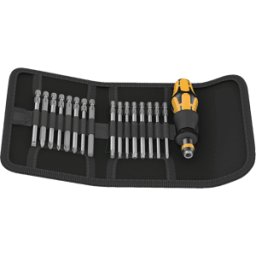 WERA 05051043001 - Juego de hojas intercambiables ESD, 17 piezas, forma de fuerza K