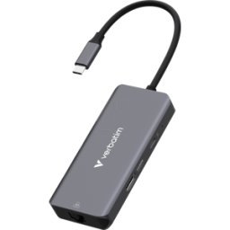 VERBATIM 32157 - Estación de acoplamiento, USB-C, 6 puertos