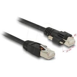 DELOCK 85667 - Cable RJ45 macho > macho con tornillos Cat.6 S/FTP 1 m