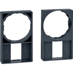 SCHNEIDER ELECTRIC ZBZ35 - Soporte de escudo para 22mm de diámetro, sin escudo, 30 x