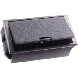 BOPLA HALTER 1X9V - Soporte de batería para 1 bloque de 9 V o 2 pilas Mignon