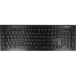 DELOCK 12671 - Teclado inalámbrico, USB, negro