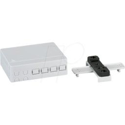 EFB-ELEKTRONIK FTTH-BOX-IN-5 - Caja de conexiones FTTH cuádruple, indoor, riel DIN