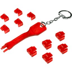 LOGILINK MP0042 - 10 bloqueadores de puerto RJ45 con llave
