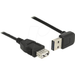 DELOCK 83548 - Cable USB 2.0,conector macho A EASY a conector hembra, 2 m