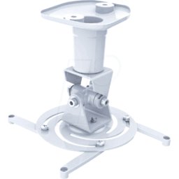 TECHLY ICA-PM-100WH - Soporte de techo para proyector, blanco