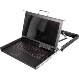 LOGILINK LC005GE - Consola KVM 19 pulgadas, TFT 17" con teclado