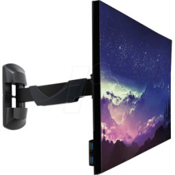 LINDY 40713 - Soporte para monitor, 1 pantalla, 10" - 26", montado en la pared