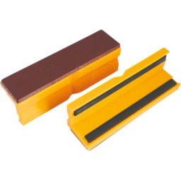 BERNSTEIN BERN 9 900 S5100 - Mordazas de protección para tornillos de banco, cuero/pl&