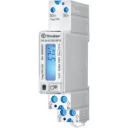 FINDER FIN 7M.24 0010 - Contador de energía, LCD, MID