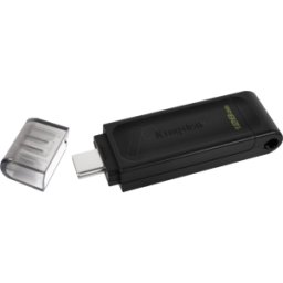KINGSTON DT70/128GB - Memoria USB, 128 GB USB-C 3.2 Gen 1 DataTraveler 70