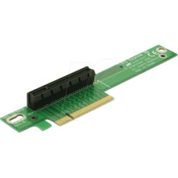 DELOCK 89104 - Tarjeta vertical PCIe x8, acodada 90°