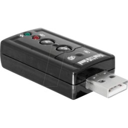 DELOCK 63926 - Tarjeta de sonido, externa, 7.1, USB 2.0, 24 bits / 96 kHz
