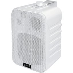 DYNAVOX 202996 - Minicaja de 3 vías con soporte, blanco, par